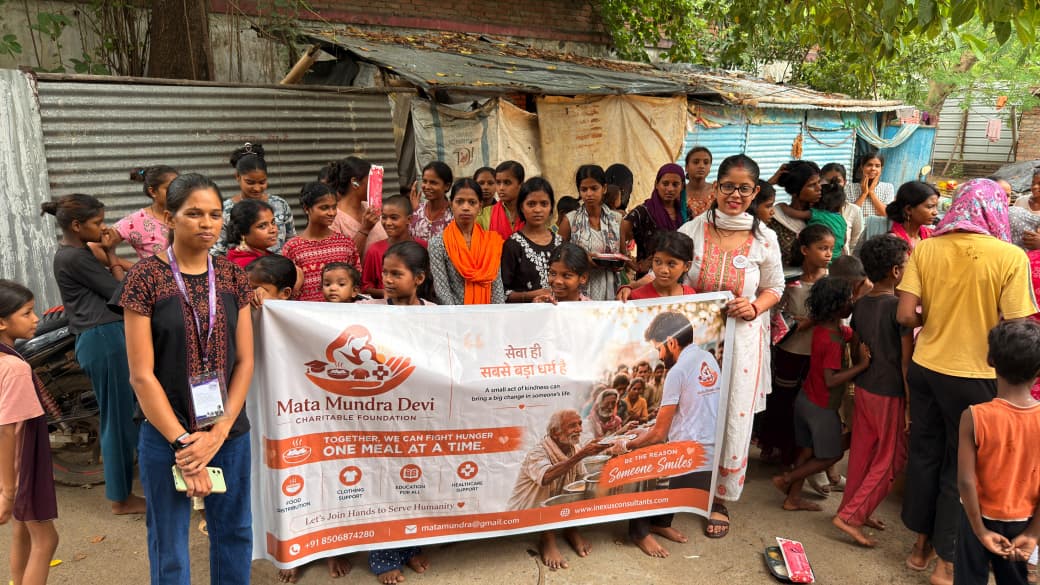 Menstrual health awareness session for adolescent girls in a Bihar village